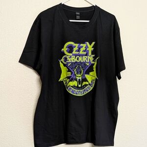 Ozzy Osbourne Black Graphic Fandom T-Shirt Men's Size XL NWOT